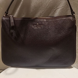 Kate Spade Jackson Leather Triple Gusset Crossbody & adj Strap. In GUC. (#1141)